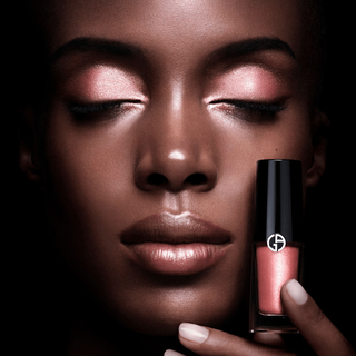 A woman displaying Armani beauty Signature Looks