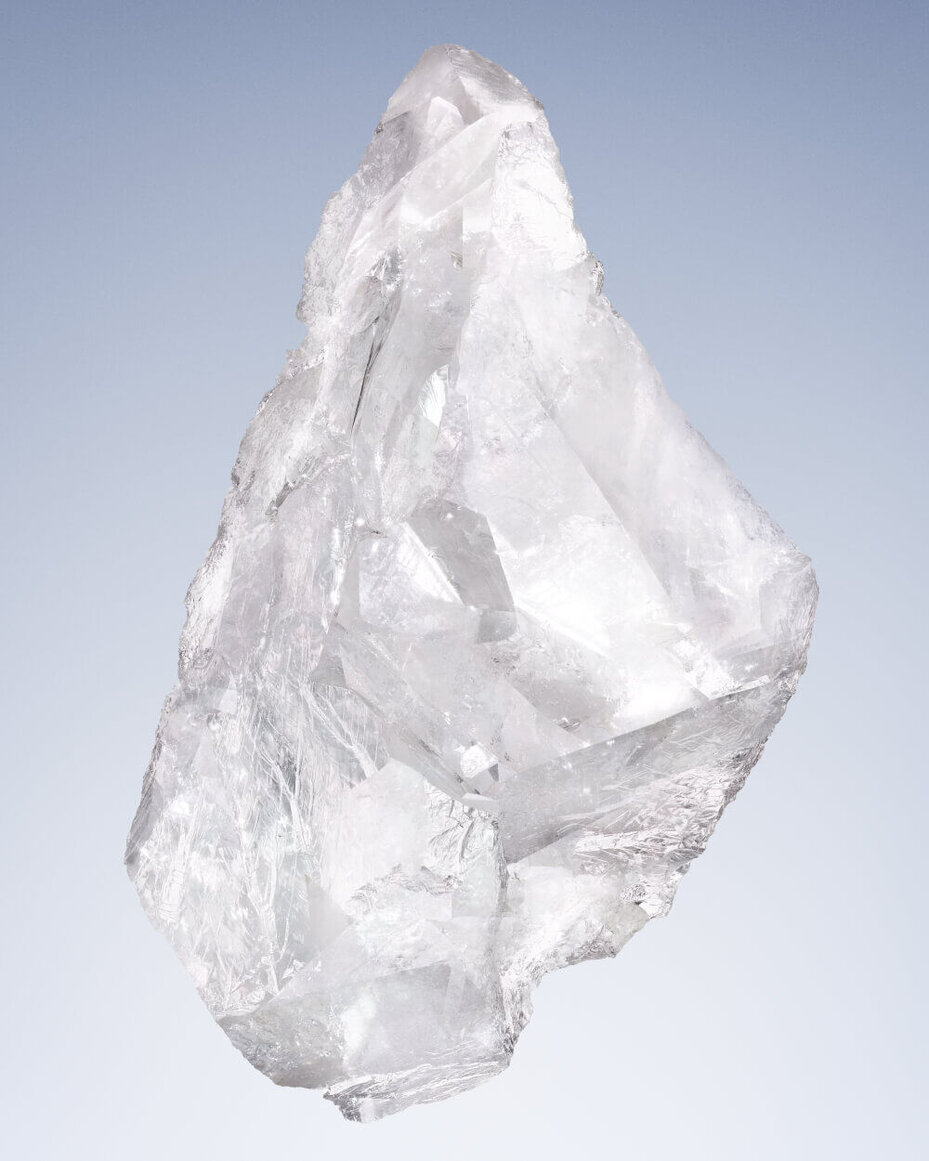 Clear, whitemusk rock