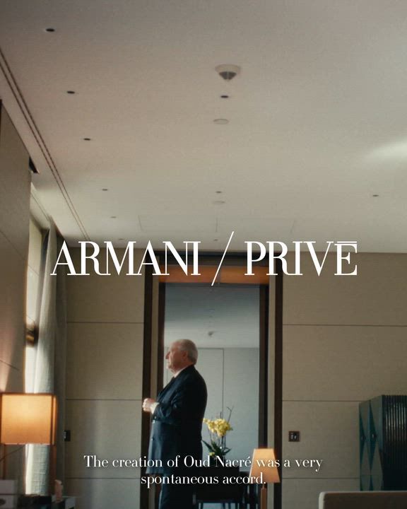 Video showcasing the history and craftsmanship of woody fragrance Oud Nacre by Armani/Prive. 