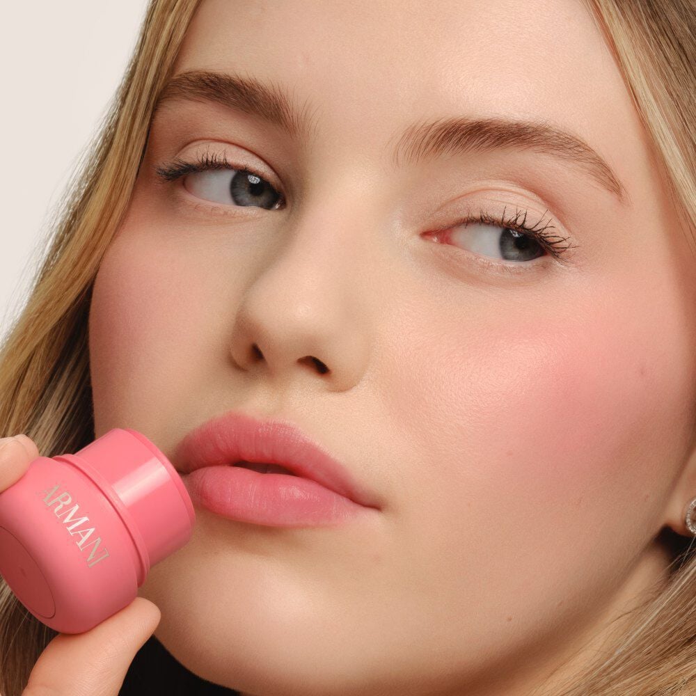  Armani beauty Dolci Makeup Blush creating a naturally flushed look