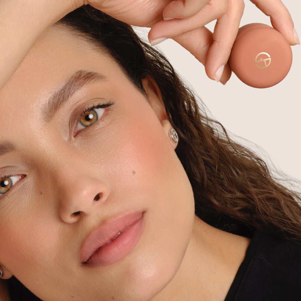  Armani beauty Dolci Makeup Blush creating a naturally flushed look