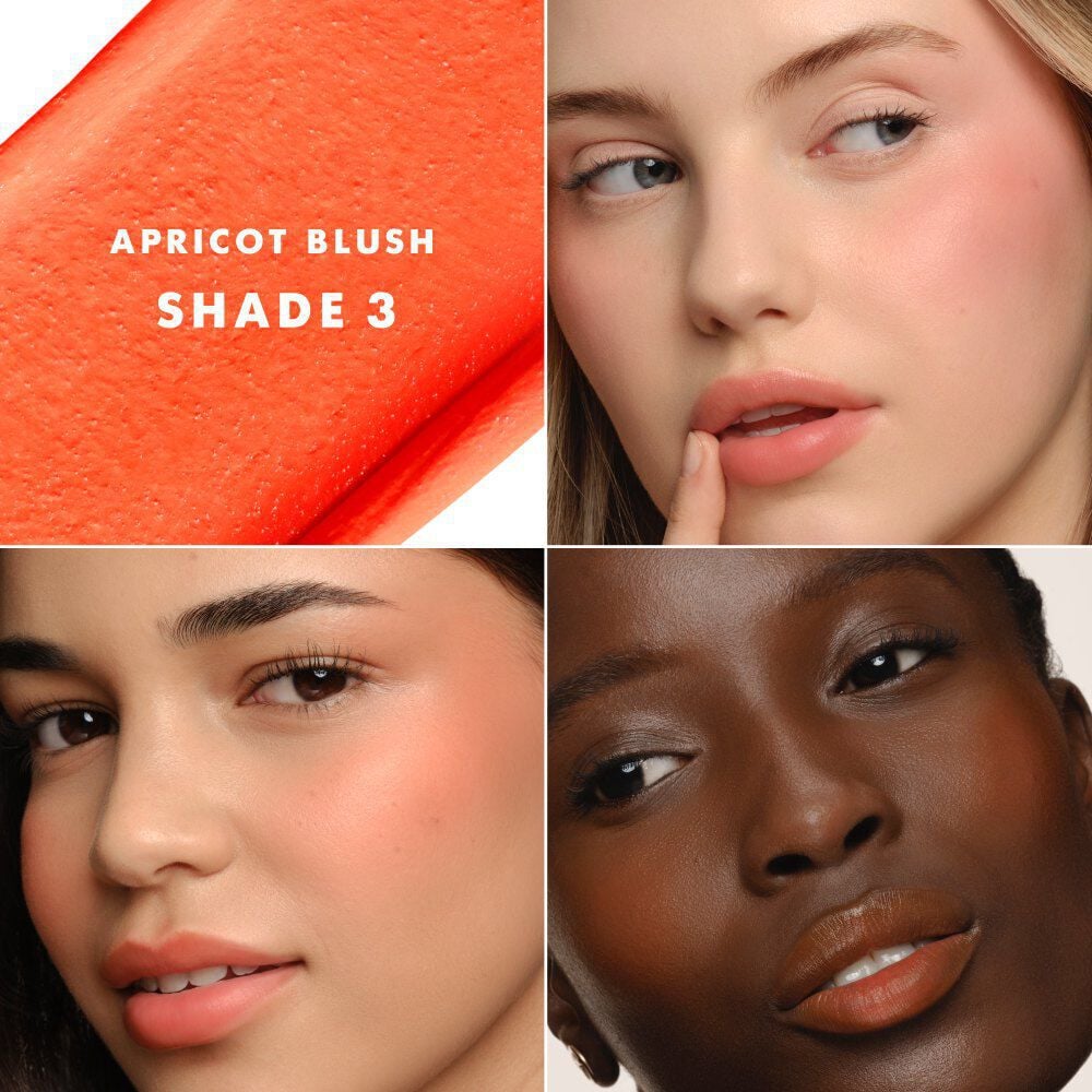 Armani Blush cream-to-powder blush showcasing shade and wear on different skin tones