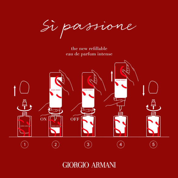 si passione eau de parfum intense - refill