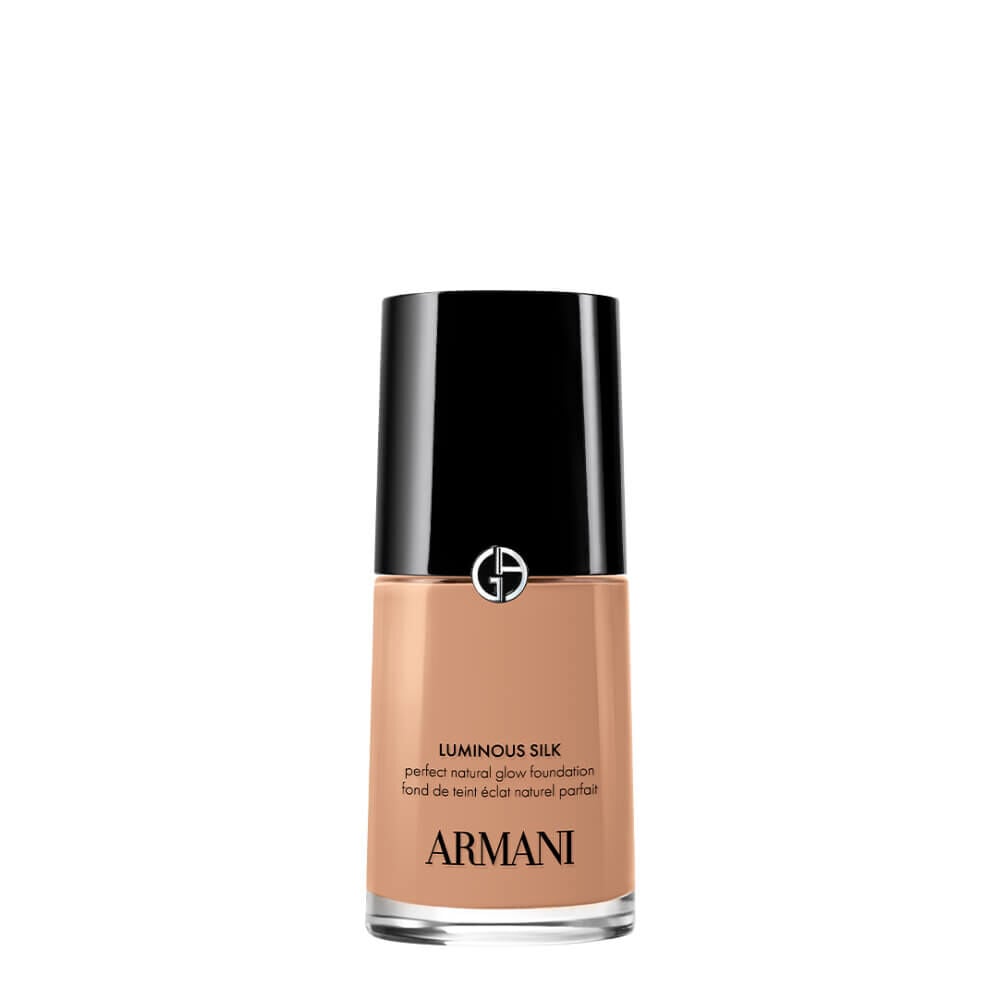 A bottle of Armani LUMINOUS SILK PERFECT NATURAL GLOW FOUNDATION.